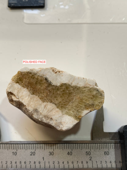 STRONTIANITE : STRONTIAN, ARDNAMURCHAN, HIGHLAND, SCOTLAND 64g MF4818