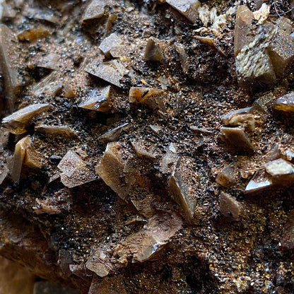 TITANITE WITH CALCITE [ETC] FROM DODO MINE, SARANPAUL, RUSSIA 405g  MF9856B