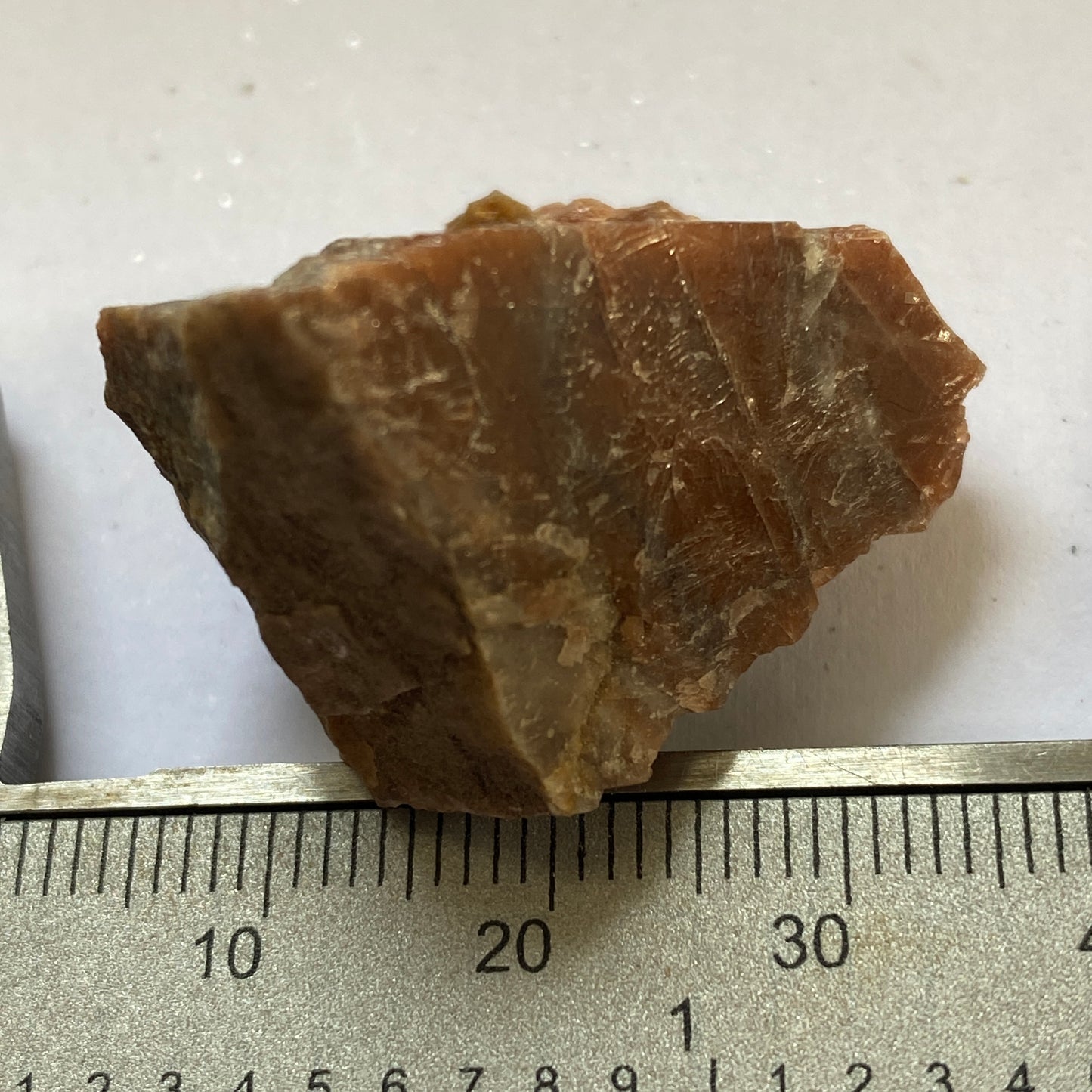 OLIGOCLASE FELDSPAR [SUNSTONE]  - OSTERADALEN, NORWAY. 25g MF1978