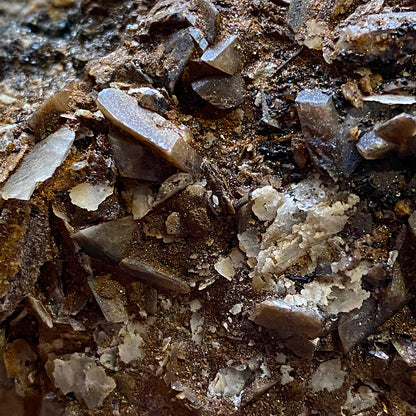 TITANITE WITH CALCITE [ETC] FROM DODO MINE, SARANPAUL, RUSSIA 405g  MF9856B