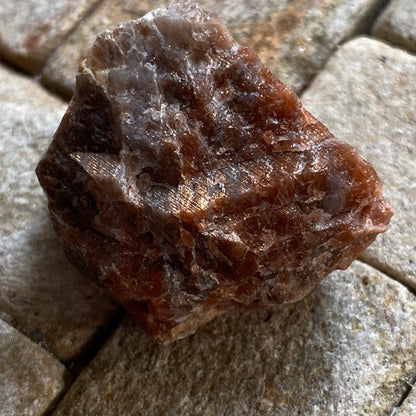 OLIGOCLASE FELDSPAR [SUNSTONE]  - OSTERADALEN, NORWAY. 25g MF1978