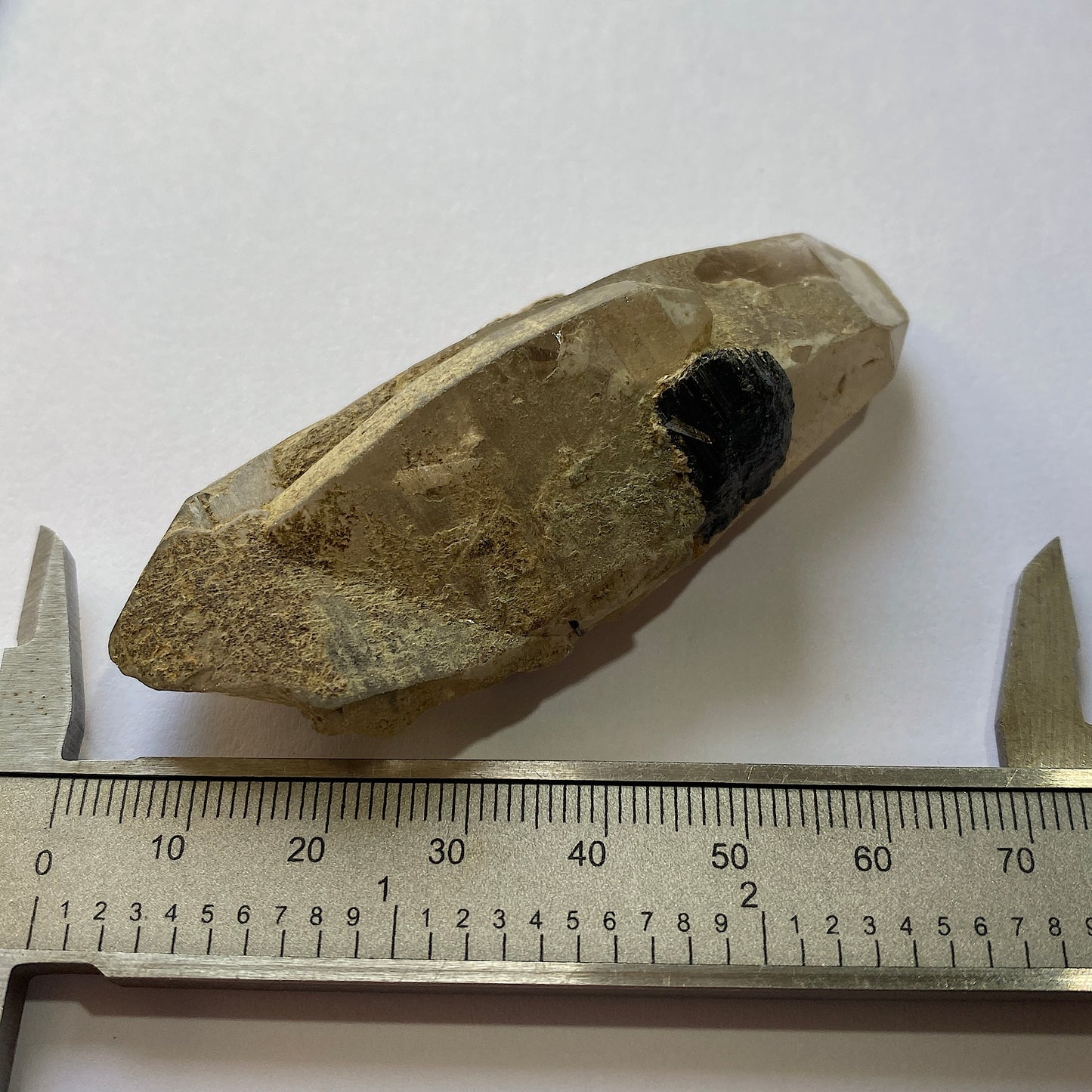 SCHORL TOURMALINE IN QUARTZ - CURVELO, MINAS GERAIS, BRAZIL 49g  MF9965