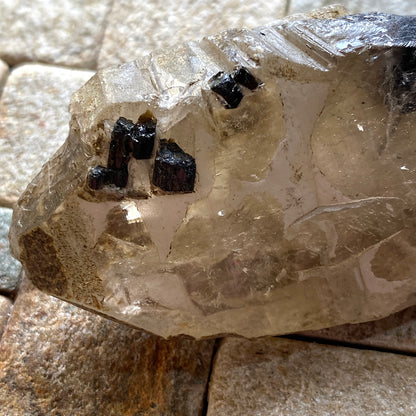 SCHORL TOURMALINE IN QUARTZ - CURVELO, MINAS GERAIS, BRAZIL 49g  MF9965