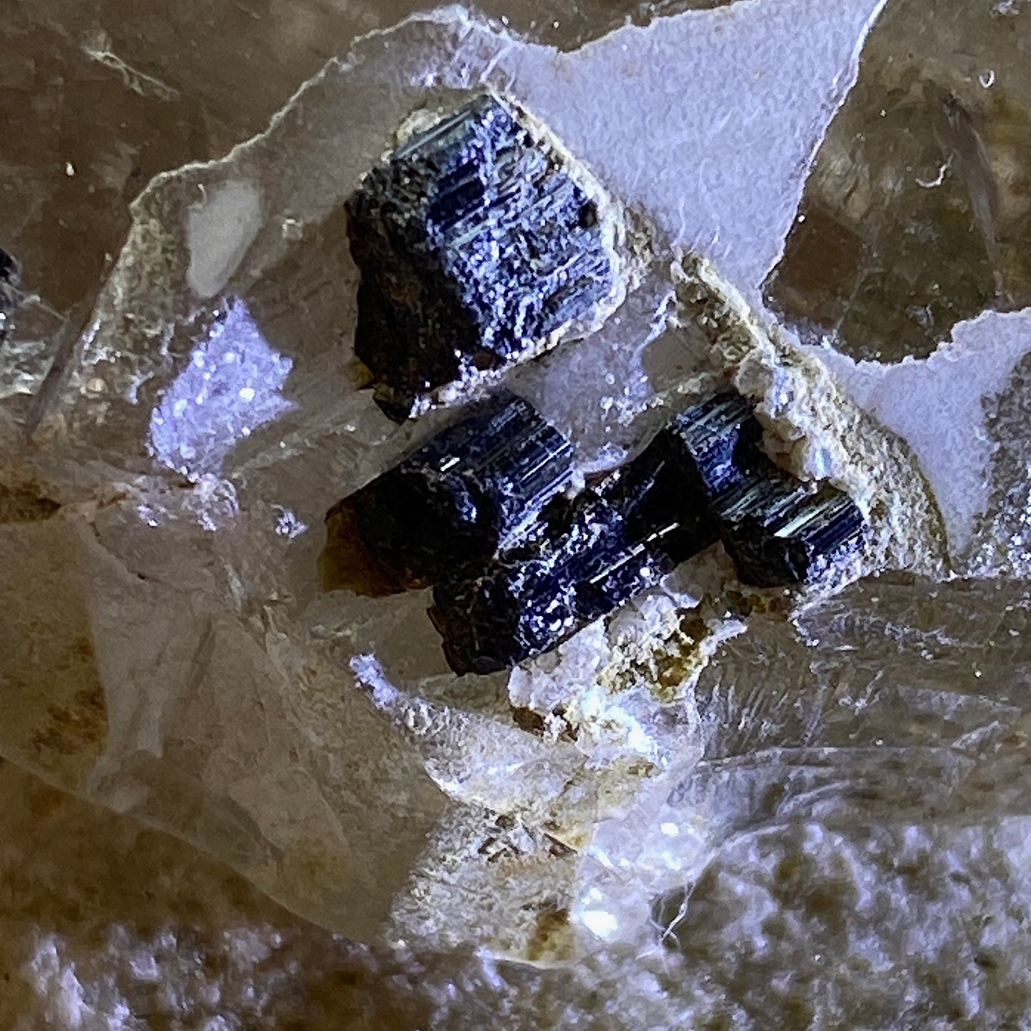 SCHORL TOURMALINE IN QUARTZ - CURVELO, MINAS GERAIS, BRAZIL 49g  MF9965