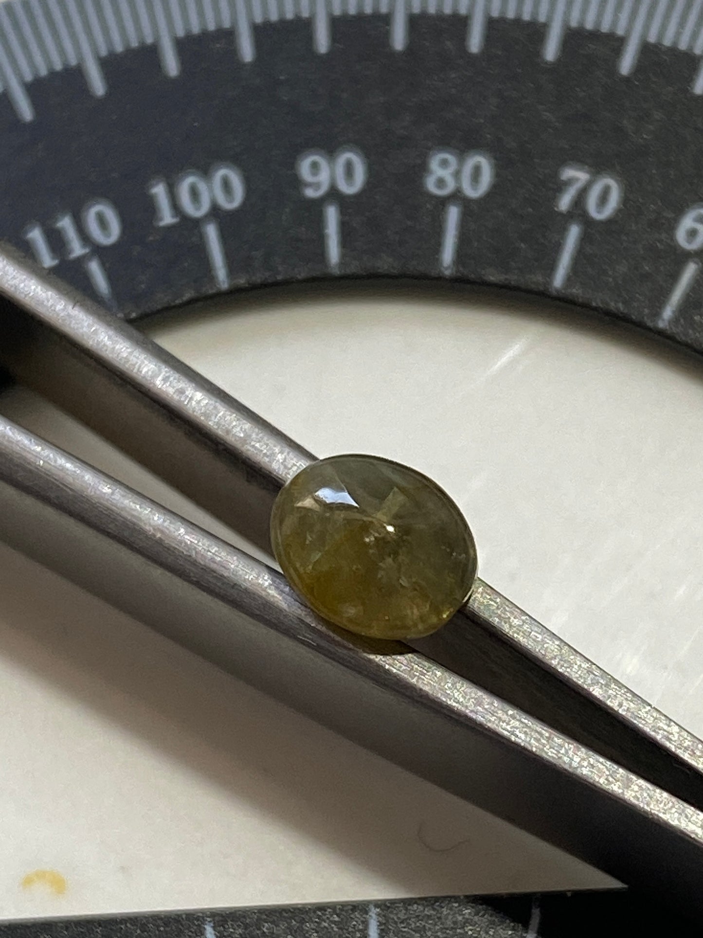 CHRYSOBERYL GEMSTONE : KALANGA HILL, MUYOMBE, ZAMBIA  0.81Ct MFG4800