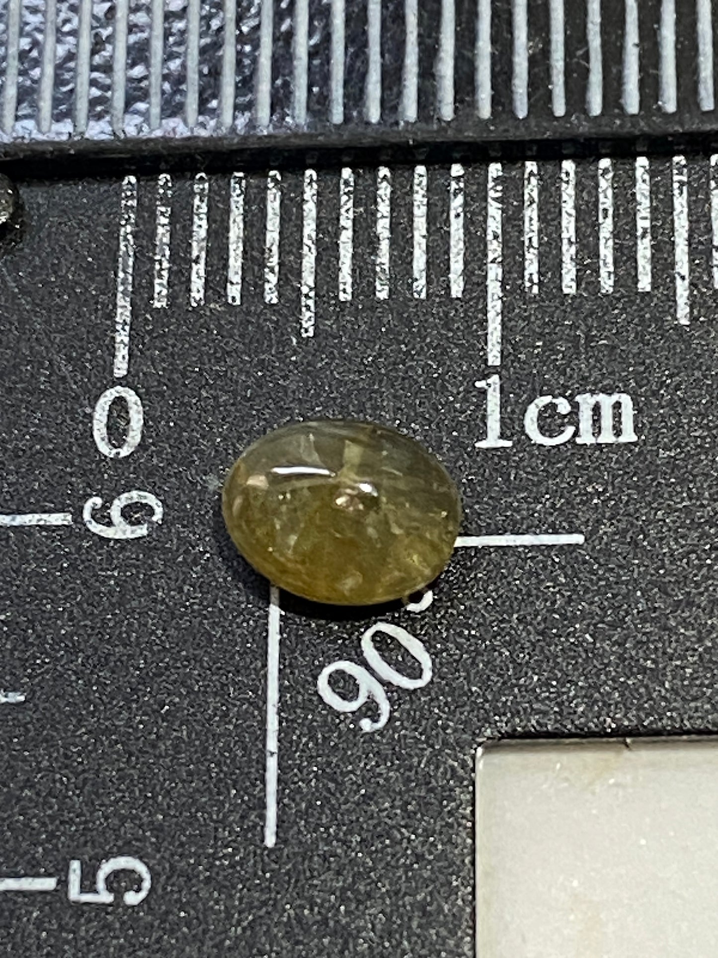 CHRYSOBERYL GEMSTONE : KALANGA HILL, MUYOMBE, ZAMBIA  0.81Ct MFG4800