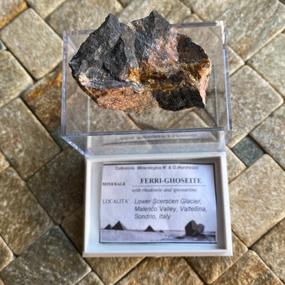 FERRI-GHOSEITE ( PARVOWINCHITE), LOWER SCERSCEN GLACIER, ITALY. 34g MF1518