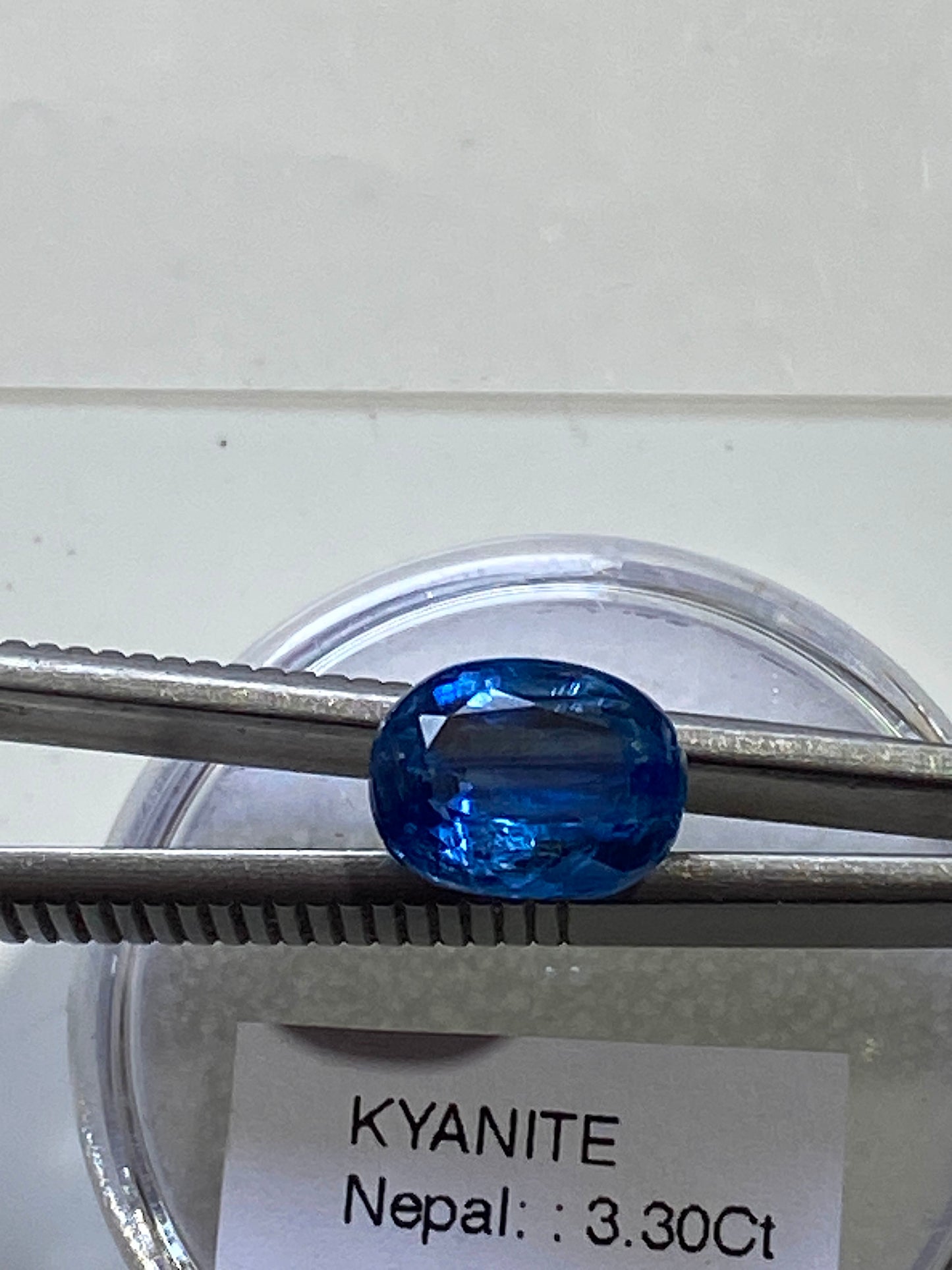 KYANITE GEMSTONE : KALI DANGAKI GORGE, MUSTANG DISTRICT, NEPAL 3.30Ct MFG4801