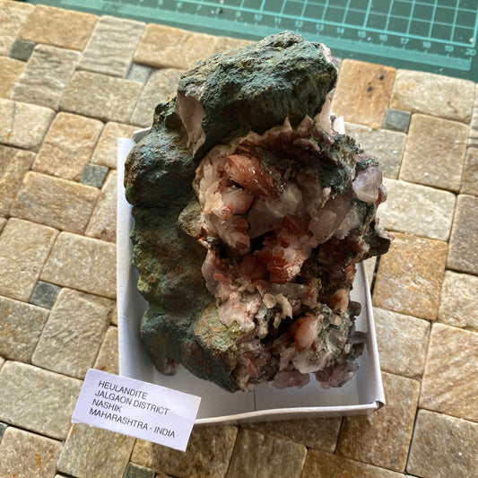 HEULANDITE MOST IMPRESSIVE LARGE SPECIMEN - JALGAON , INDIA 325g MF2090