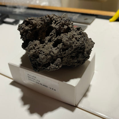 A'a LAVA FROM MAUNA LOA, THE BIG ISLAND, HAWAII,  183g MF5428
