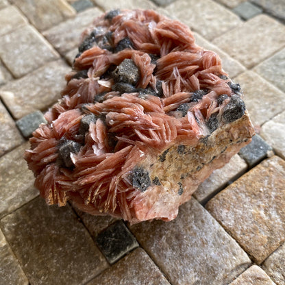 BARYTE WITH CERUSSITE - LES DALLAS MINE, MIBLADEN, MOROCCO