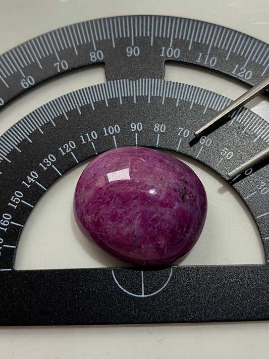 SAPPHIRE CORUNDUM SUBSTANTIAL GEMSTONE : LONGIDO, TANZANIA 45.73Ct MFG4805