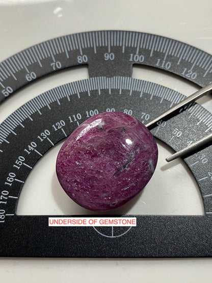 SAPPHIRE CORUNDUM SUBSTANTIAL GEMSTONE : LONGIDO, TANZANIA 45.73Ct MFG4805