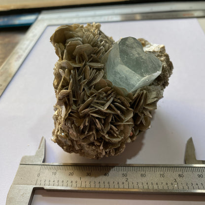 AQUAMARINE BERYL IN MUSCOVITE - CHUMAR BAKHOOR, NAGAR, GILGIT-BALTISTAN- PAKISTAN 487g MF9635