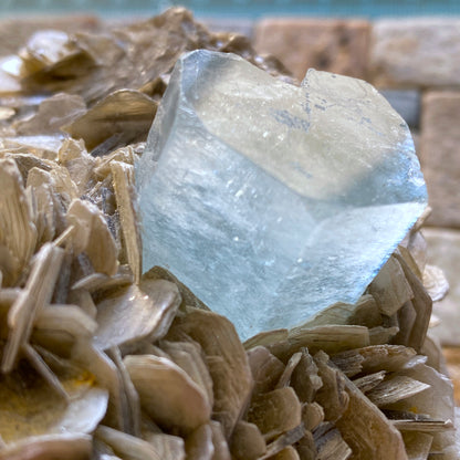 AQUAMARINE BERYL IN MUSCOVITE - CHUMAR BAKHOOR, NAGAR, GILGIT-BALTISTAN- PAKISTAN 487g MF9635