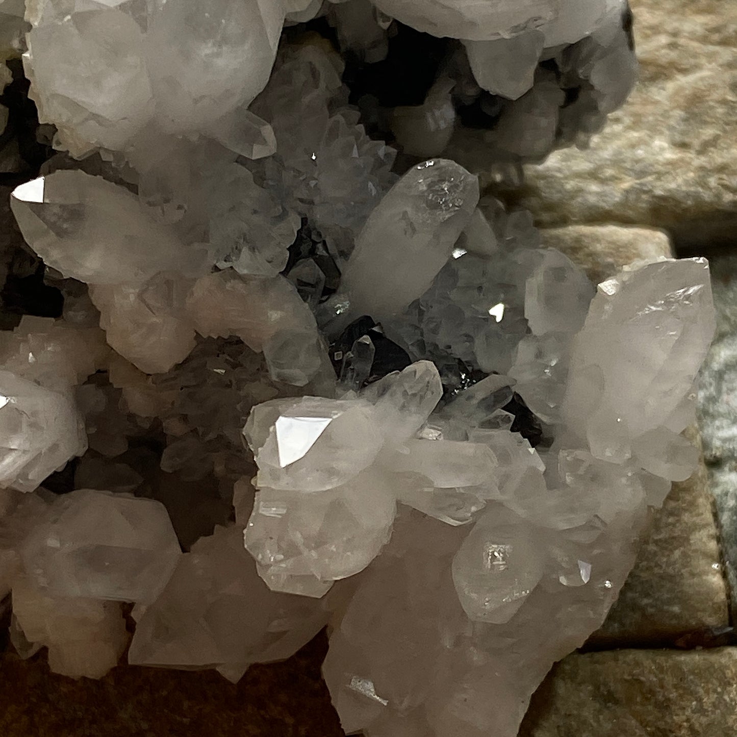 QUARTZ WITH CHALCOPYRITE WITH TRACES OF CALCITE  FROM ANDRASSY 1 MINE, RUDABANYA, HUNGARY 177g MF9685