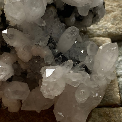 QUARTZ WITH CHALCOPYRITE WITH TRACES OF CALCITE  FROM ANDRASSY 1 MINE, RUDABANYA, HUNGARY 177g MF9685