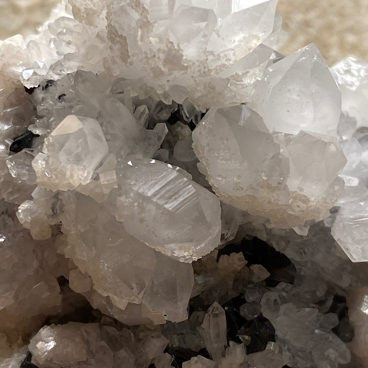 QUARTZ WITH CHALCOPYRITE WITH TRACES OF CALCITE  FROM ANDRASSY 1 MINE, RUDABANYA, HUNGARY 177g MF9685