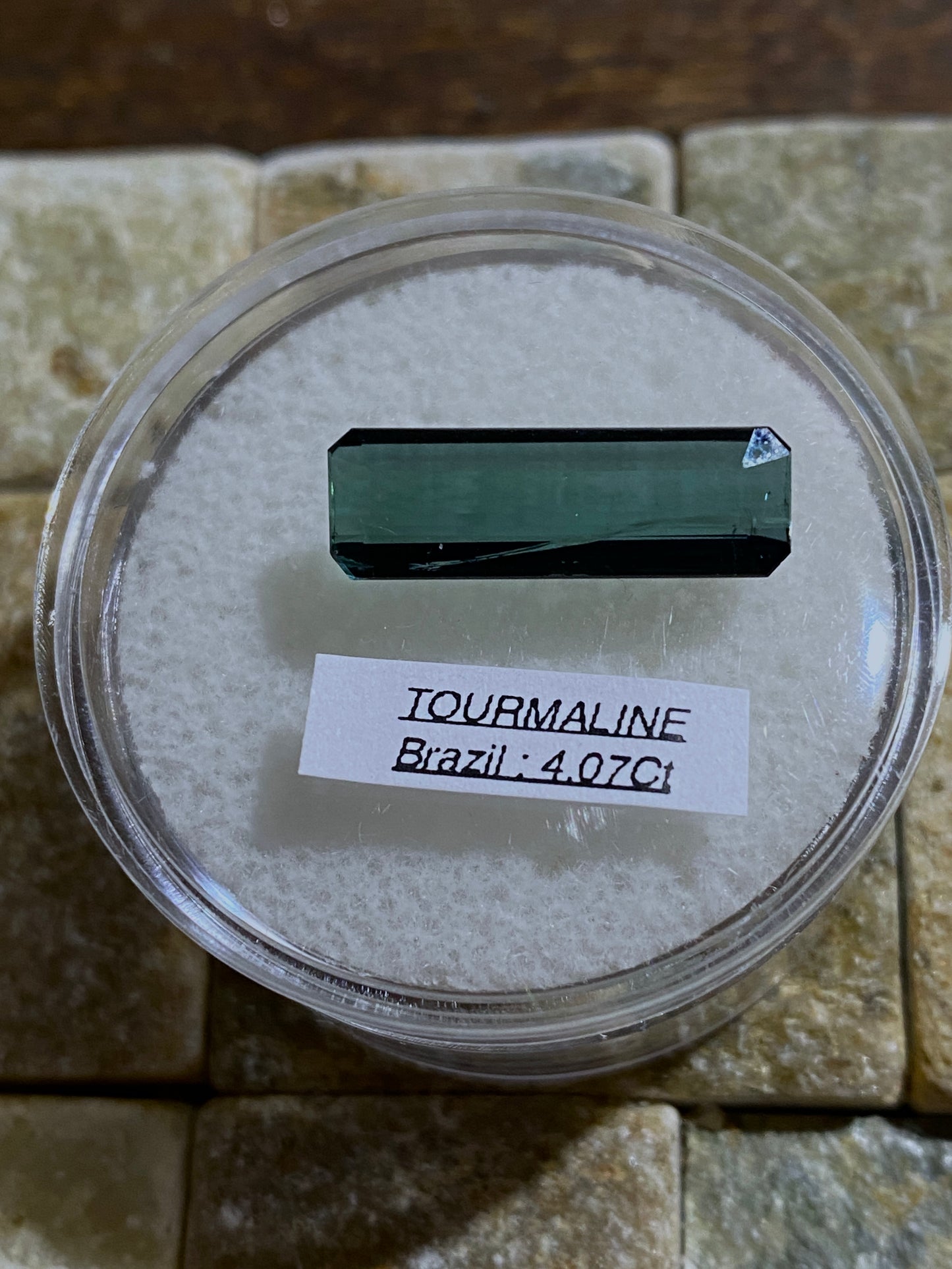 TOURMALINE GEMSTONE : MINA DO GAVILAN, MINAS GERAIS, BRAZIL 4.07Ct MF4808