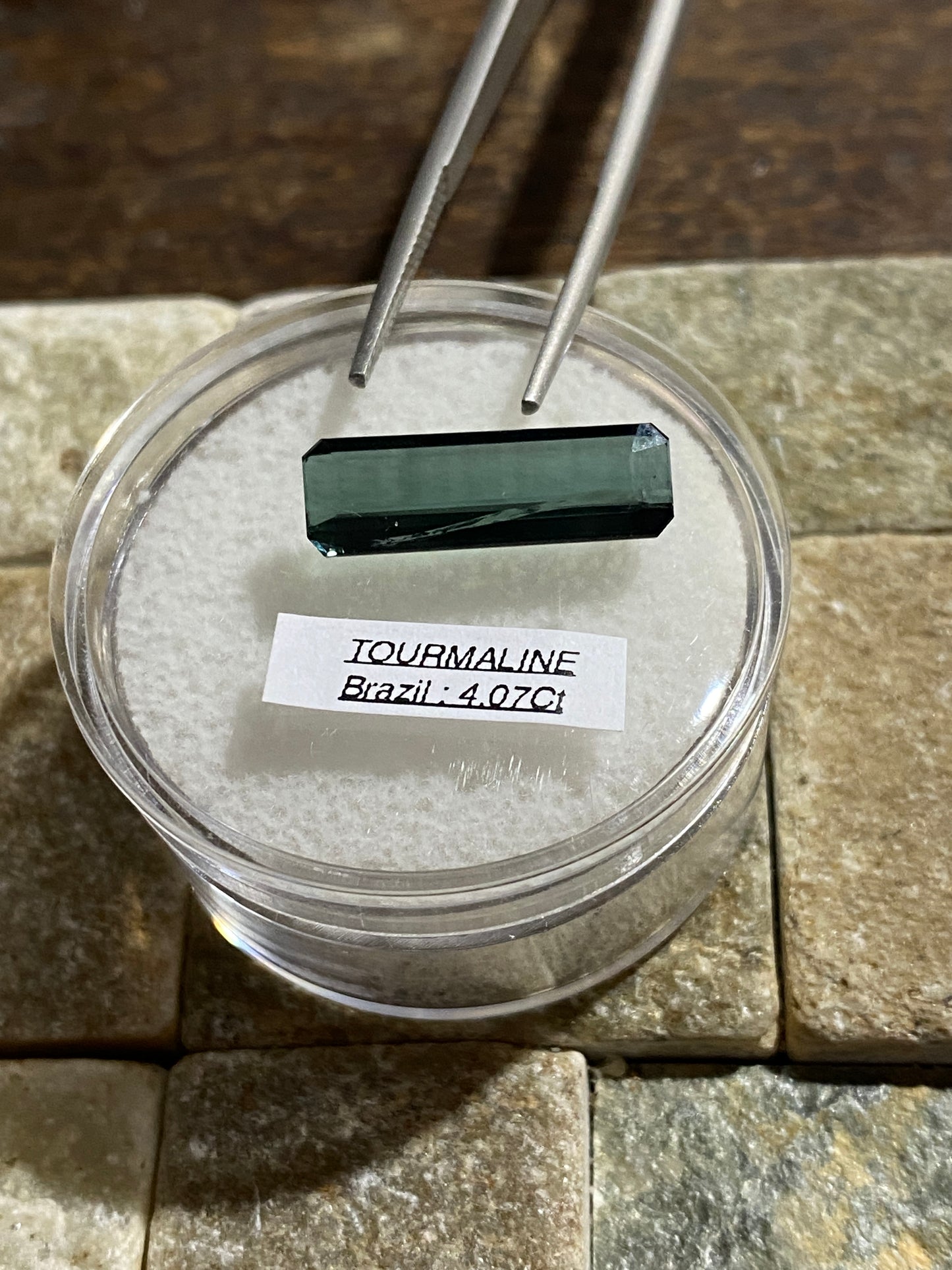 TOURMALINE GEMSTONE : MINA DO GAVILAN, MINAS GERAIS, BRAZIL 4.07Ct MF4808