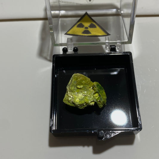 AUTUNITE [Radioactive] - NANJINGQIAO URANIUM DEPOSIT, HUNAN, CHINA 2g MF4283