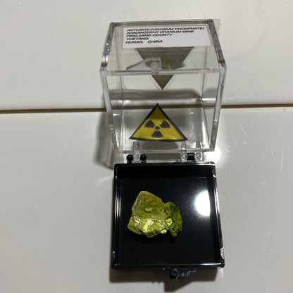 AUTUNITE [Radioactive] - NANJINGQIAO URANIUM DEPOSIT, HUNAN, CHINA 2g MF4283