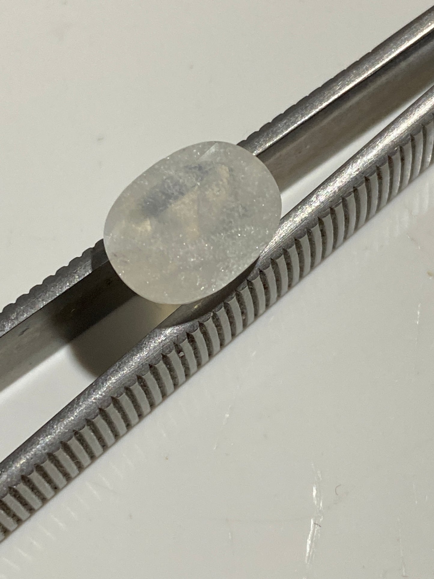 ADULARIA FELDSPAR GEMSTONE : TAMIL NADU, INDIA. 3.49Ct MFG4811