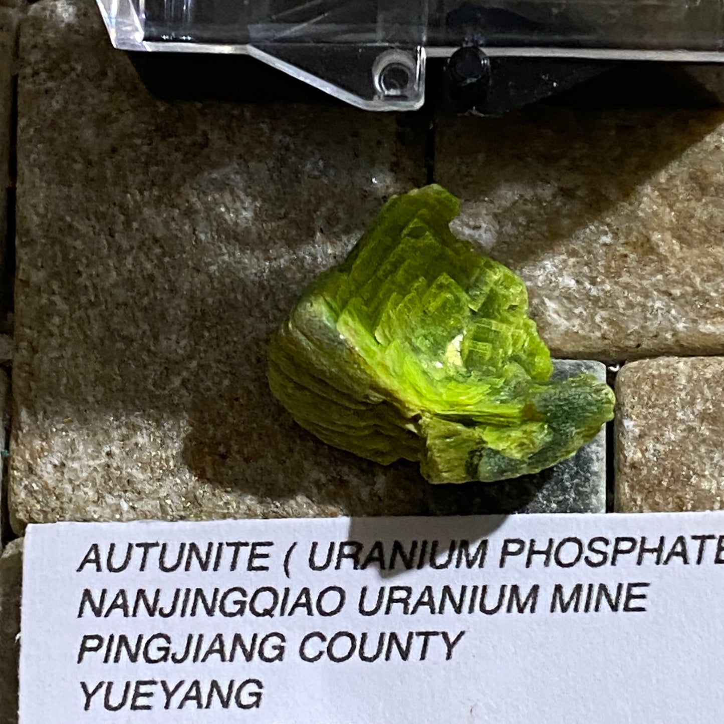 AUTUNITE [Radioactive] - NANJINGQIAO URANIUM DEPOSIT, HUNAN, CHINA 2g MF4283