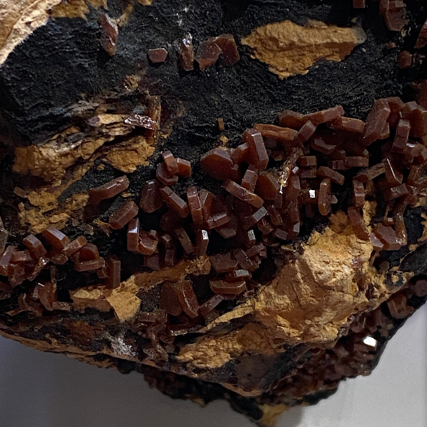 VANADINITE ON MATRIX - TAOUZ, ER RECHIDIA , DRAA-TAFILALET, MOROCCO  341g MF9852