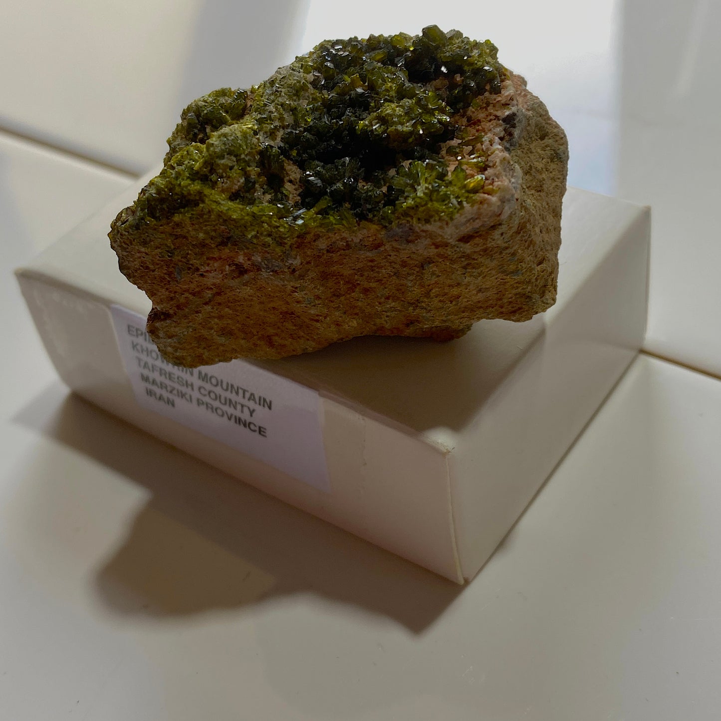 EPIDOTE - KHOWRIN MOUNTAIN, MARZIKI PROVINCE, IRAN 77g MF4286