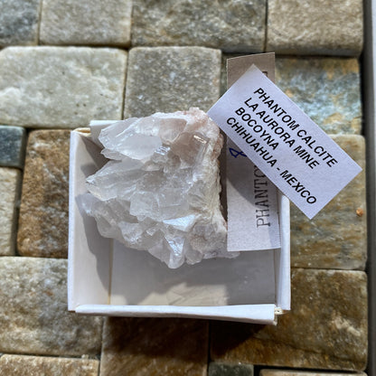 PHANTOM CALCITE : LA AURORA MINE, BOCOYNA, CHIHUAHUA, U.S.A. 20g MF5447