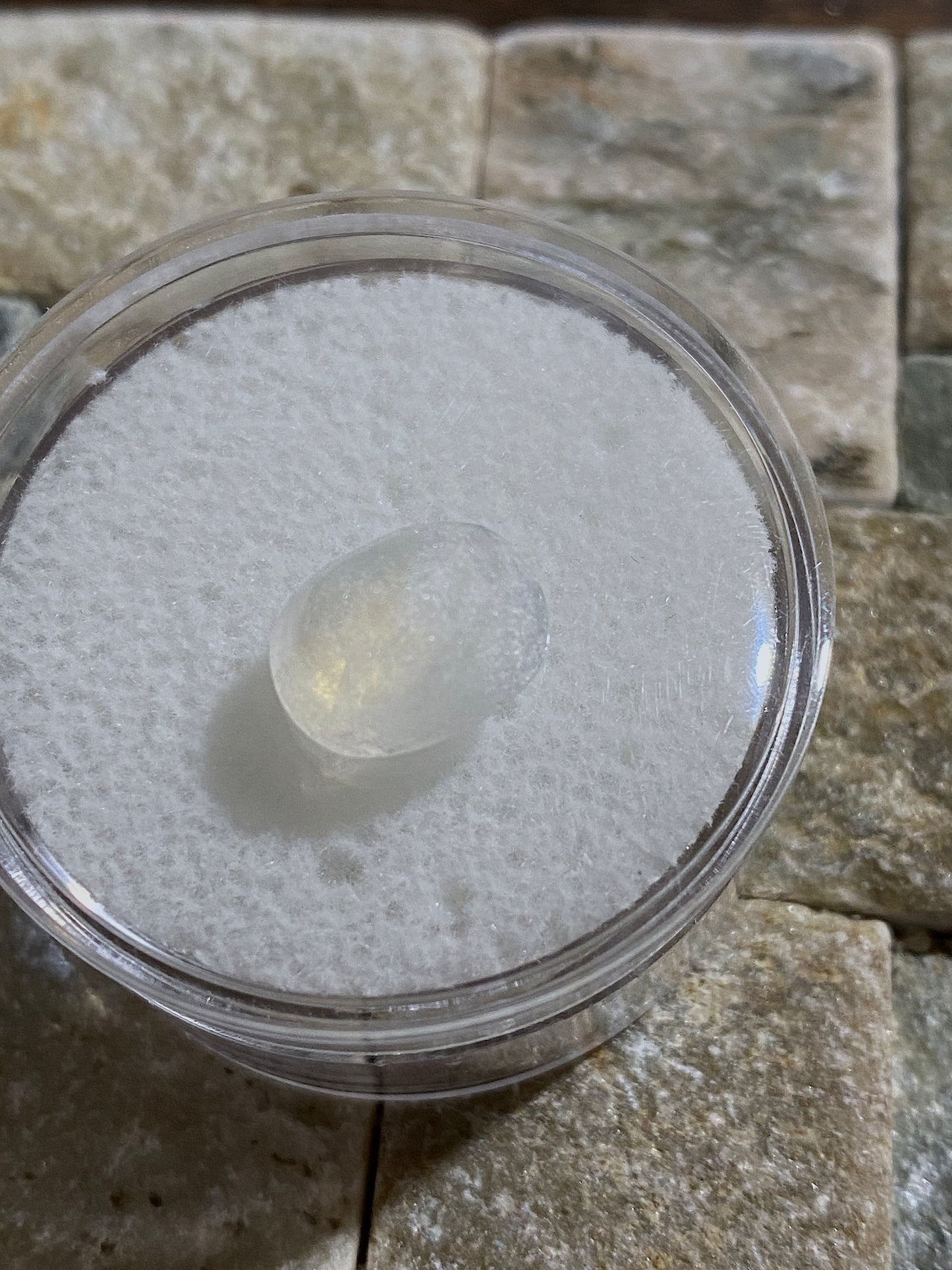 ADULARIA FELDSPAR GEMSTONE : TAMIL NADU, INDIA. 3.49Ct MFG4811