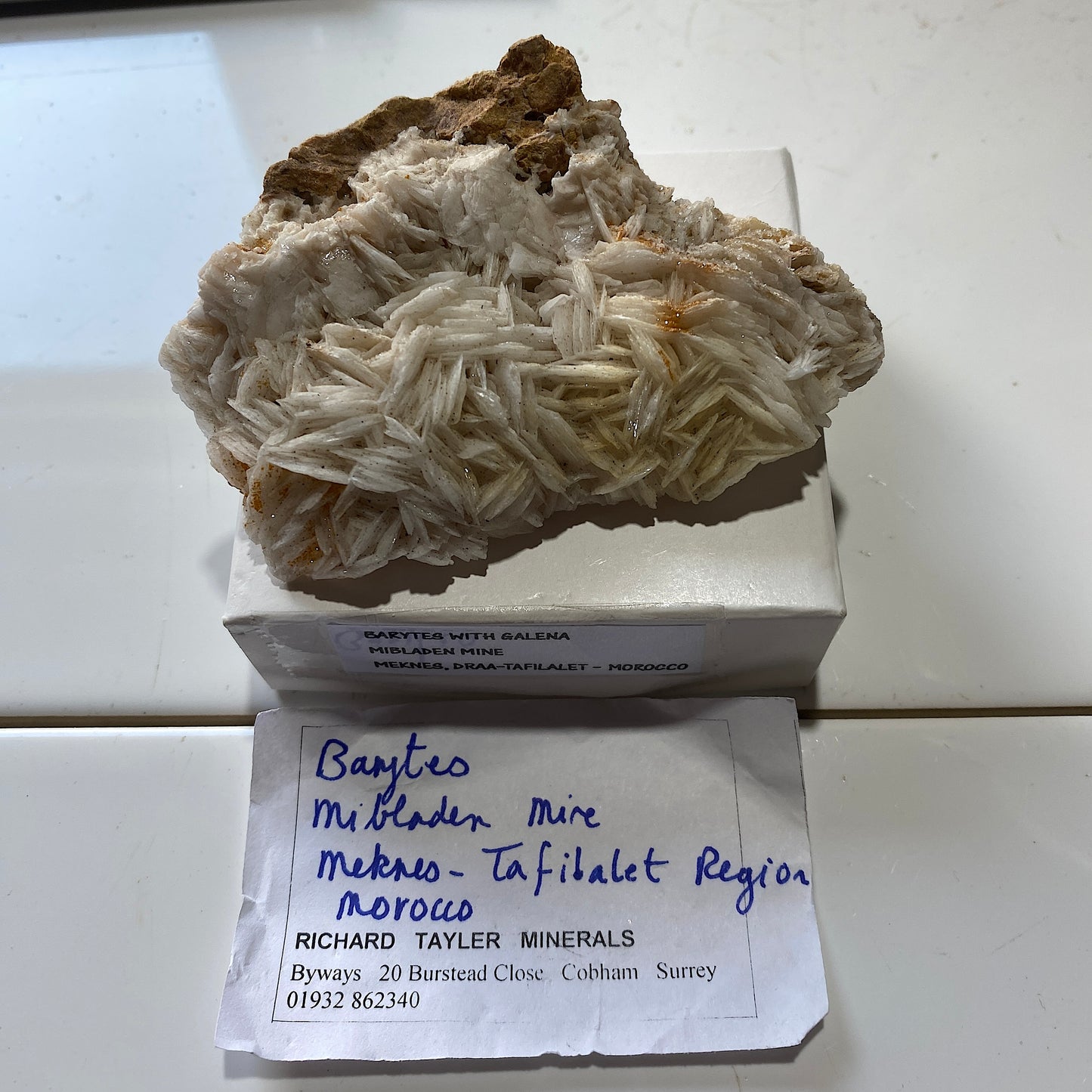 BARYTES - MIBLADEN MINE, MEKNES, ,MOROCCO 183g MF9785