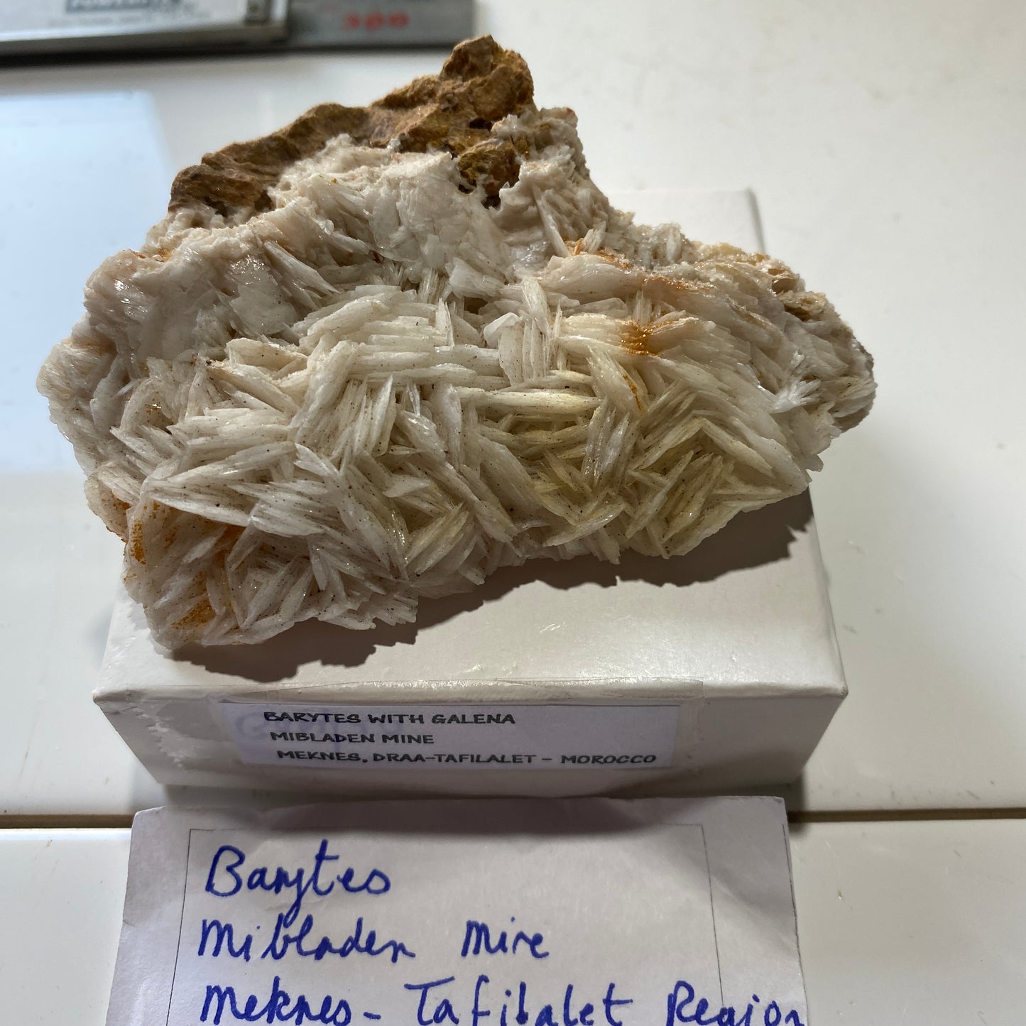 BARYTES - MIBLADEN MINE, MEKNES, ,MOROCCO 183g MF9785