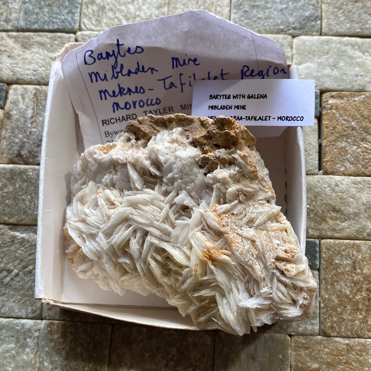 BARYTES - MIBLADEN MINE, MEKNES, ,MOROCCO 183g MF9785