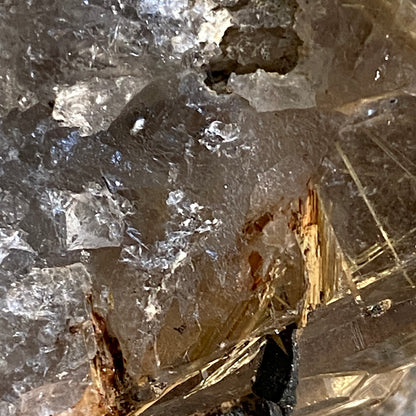 RUTILE IN QUARTZ - NOVO HORIZONTE, BAHIA, BRAZIL. 128g. MF2105