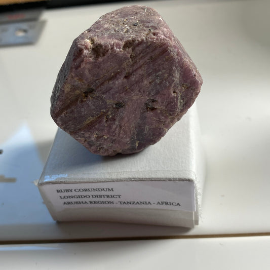 RUBY CORUNDUM - LONGIDO DISTRICT, ARUSHA, TANZANIA, AFRICA HEAVY 133g MF2107