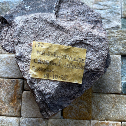 MANGANOPHYLLITE  ORE SPECIMEN  FROM LANGBAN, SWEDEN  325g  MF9872