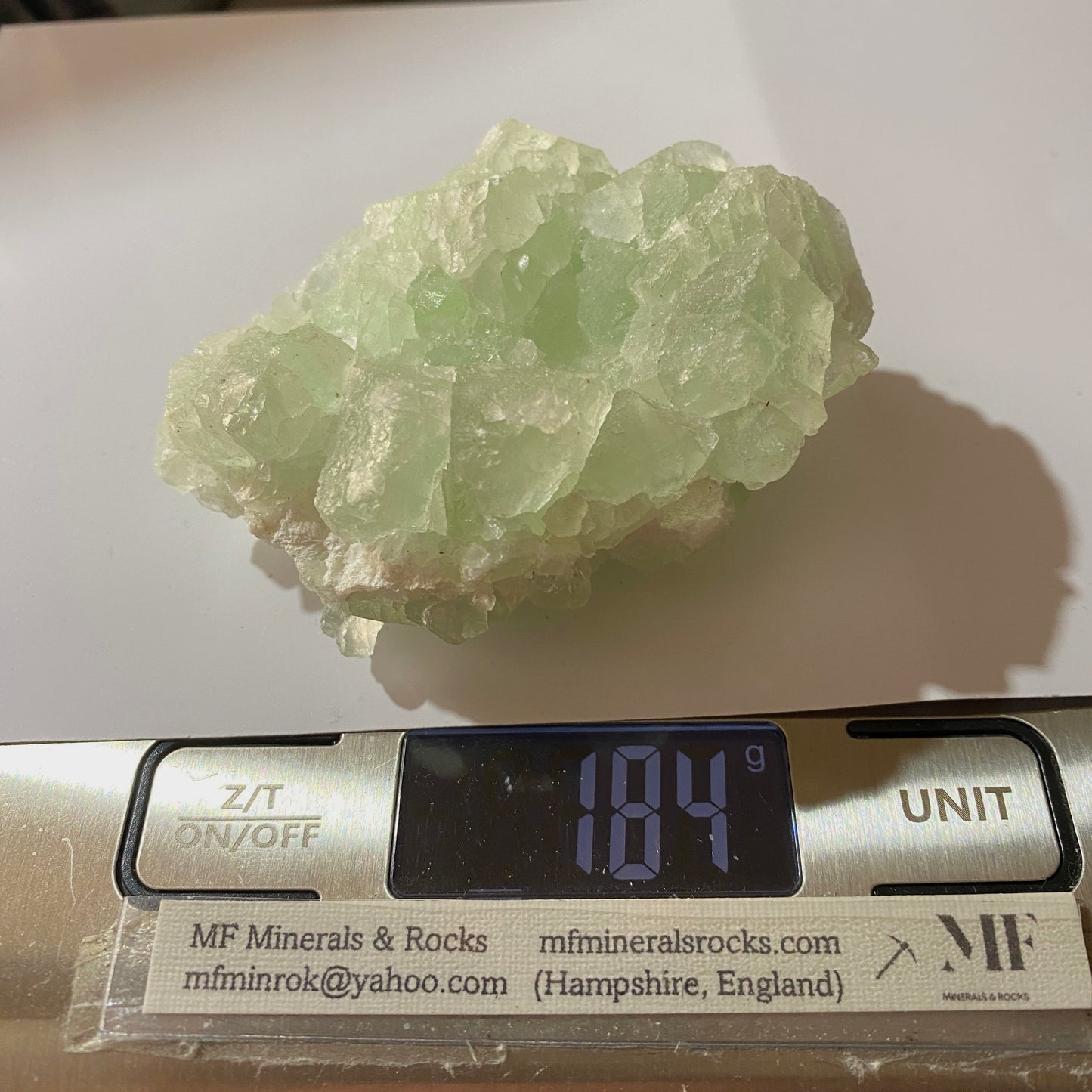 FLUORITE - CHENGZHOU, HUNAN, CHINA  184g MF9970