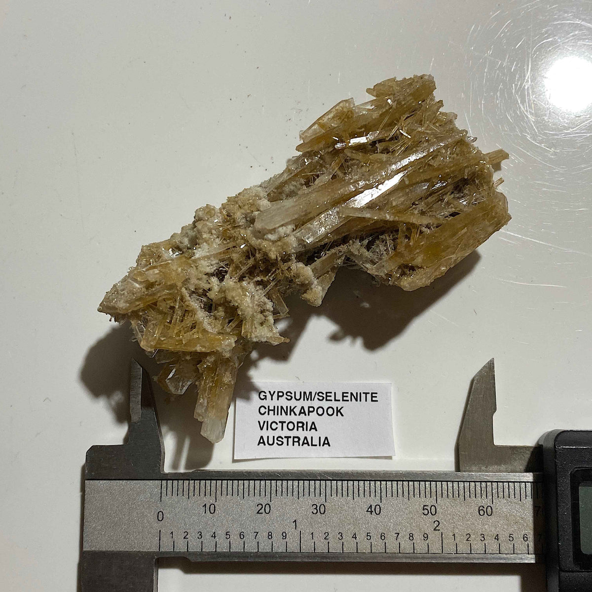 GYPSUM/SELENITE : CHINKAPOOK, VICTORIA, AUSTRALIA  31g MF5430