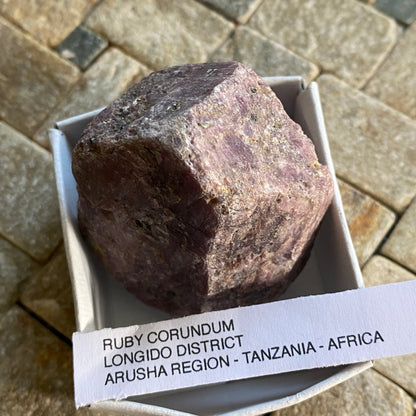 RUBY CORUNDUM - LONGIDO DISTRICT, ARUSHA, TANZANIA, AFRICA HEAVY 133g MF2107