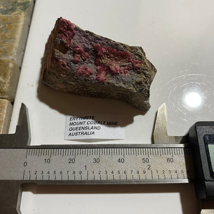 ERYTHRITE : MOUNT COBALT MINE, SELWYN DISTRICT, QUEENSLAND, AUSTRALIA 54g MF5432