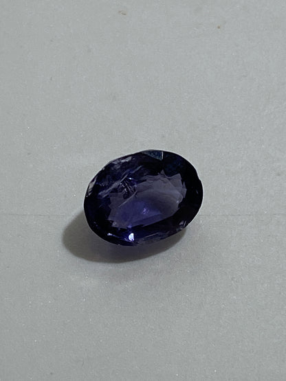 IOLITE NATURAL GEMSTONE : BABATI, MANYARA, TANZANIA. 1.50Ct MFG4815