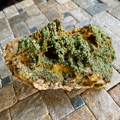 PYROMORPHITE - HARD RIGG EDGE, OUSBY, EDEN, CUMBRIA, ENGLAND