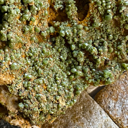 PYROMORPHITE - HARD RIGG EDGE, OUSBY, EDEN, CUMBRIA, ENGLAND