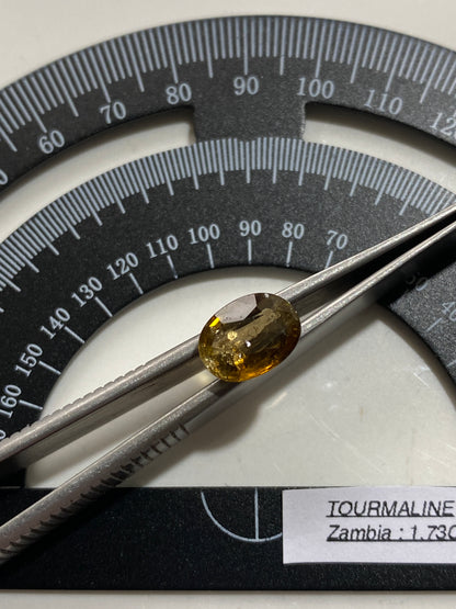 TOURMALINE NATURAL GEMSTONE : MKUSHI, CENTRAL PROVINCE, ZAMBIA RARE STONE 1.73Ct MFG4817