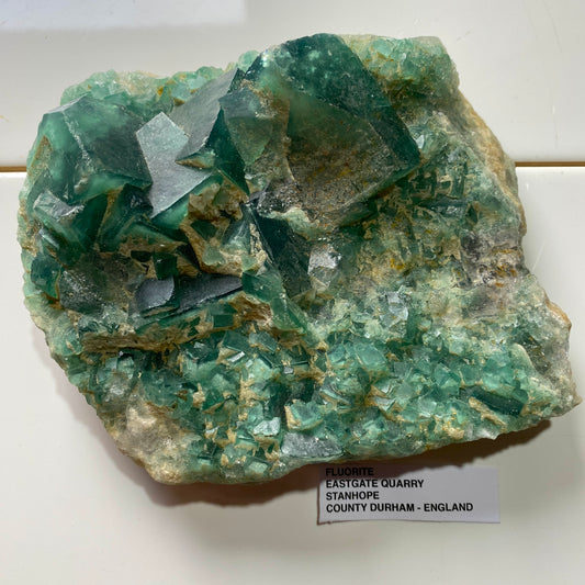 FLUORITE - EASTGATE QUARRY, STANHOPE, COUNTY DURHAM, ENGLAND