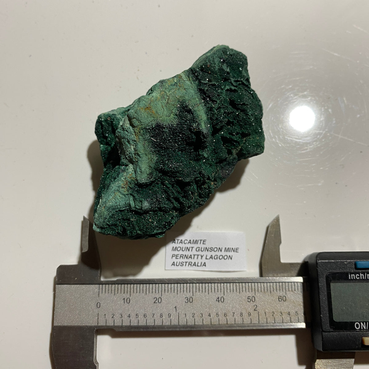 RARE ATACAMITE : MOUNT GUNSON MINE, PERNATTY LAGOON, AUSTRALIA  125g MF4536