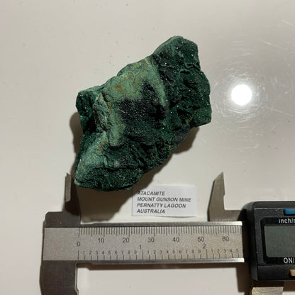 RARE ATACAMITE : MOUNT GUNSON MINE, PERNATTY LAGOON, AUSTRALIA  125g MF4536