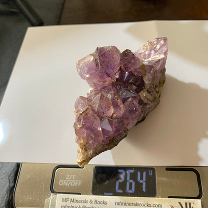 AMETHYST WITH GOETHITE INCLUSIONS - RIO GRANDE DO SUL, BRAZIL  264g MF991